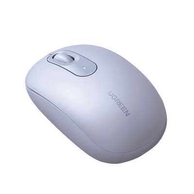 Mouse Inalámbrico 2.4G 800/1200/1600/2400 DPI | Función de 3 botones | Alcance 10m | Silencioso | Ergonómico | Anti-caída y Anti-interferencias | Batería Alcalina AA incluida | Color Dusty Blue.