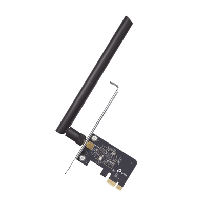 Adaptador PCI inalámbrico doble banda AC 600 Mbps / Antena de alta ganancia / Tecnología MU-MUMO / Seguridad WPA3 / Soporte de perfil bajo y Altura completa