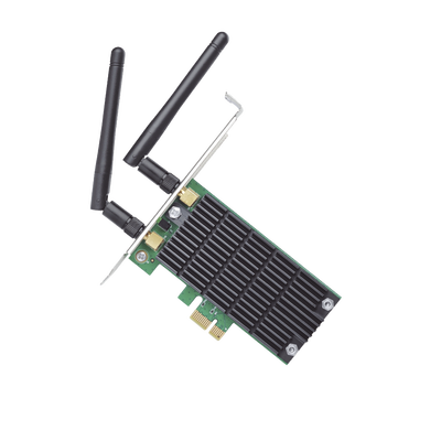 Adaptador PCI inalámbrico doble banda AC 1200 Mbps / Antena de alta ganancia / Tecnología MU-MUMO 2X2 / Soporte de perfil bajo y Altura completa