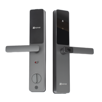 Cerradura Inteligente / Wi-Fi / Bluetooth / Códigos Temporales Para Visitantes / Lectura de Huella / Lectura de Tag / Contraseña / Botón para Timbrar / Apertura Remota / Alarma Anti-intrusión / No Requiere HUB