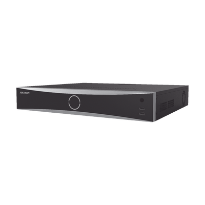 NVR 12 Megapixel (4K) / 16 canales IP / AcuSense (Evita Falsas Alarmas) / Reconocimiento Facial / 4 Bahías de Disco Duro / HDMI en 4K / Alarmas I/O