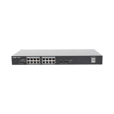Switch PoE+ No Administrable con 18 Puertos Gigabit y 2 Uplinks Gigabit hasta 247 Watts