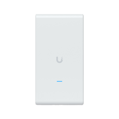 Punto de Acceso UniFi WiFi 6 Mesh Pro/ 2.4 y 5 GHz / MU-MIMO 2x2 por banda / para exterior IPX6 / 2 puertos GbE (x1 PoE IN, x1 puerto de red) hasta 250 dispositivos, montaje en pared o mástil