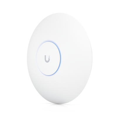 Access Point UniFi U7 Pro Max con 8 streams espaciales / para Techo o Pared / Tribanda (2.4/5/6GHz) / Radio Dedicado a Escaneo Espectral / Puerto 2.5 GbE / +500 clientes / POE+ (No incluido) / Para alta densidad de usuarios en escenarios exigentes