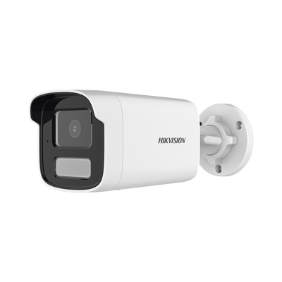 [Dual Light] Bala IP 8 Megapixel (4K) / Lente 4 mm / 50 mts IR + 50 mts Luz Blanca / Micrófono Integrado / ACUSENSE Lite / Exterior IP67 / H.265 / PoE / Micro SD