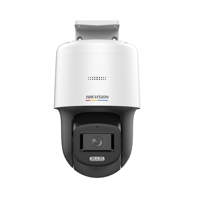 Domo PT IP 4 Megapixel / Lente 4 mm / Luz Blanca 30 mts / dWDR / PoE / IP66 / Micrófono y Bocina Interconstruido / Micro SD / Incluye Montaje de Pared y Techo